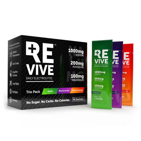 Revive Daily Electrolytes | 3 Flavour Boxes (30 Sachets)